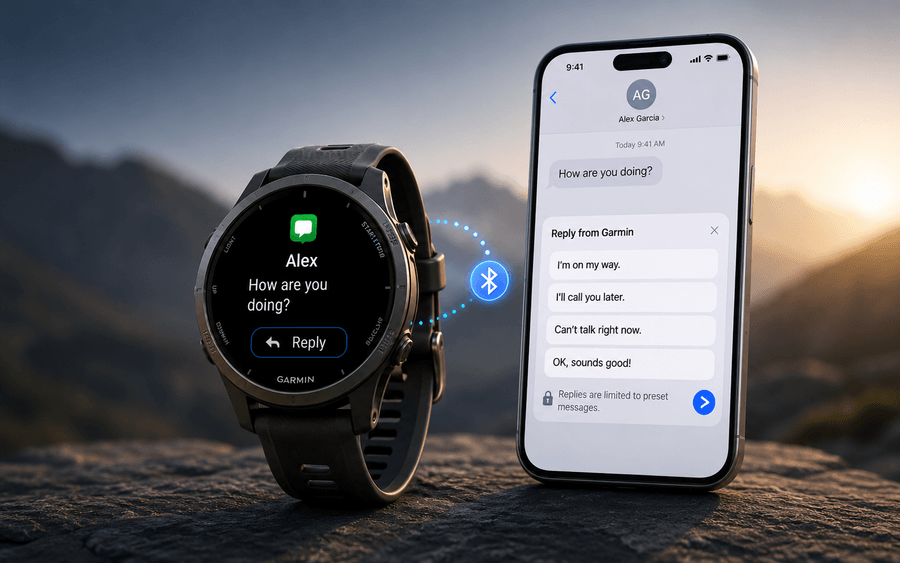 Your Garmin Can Now Reply to Texts: But There's a Major Catch