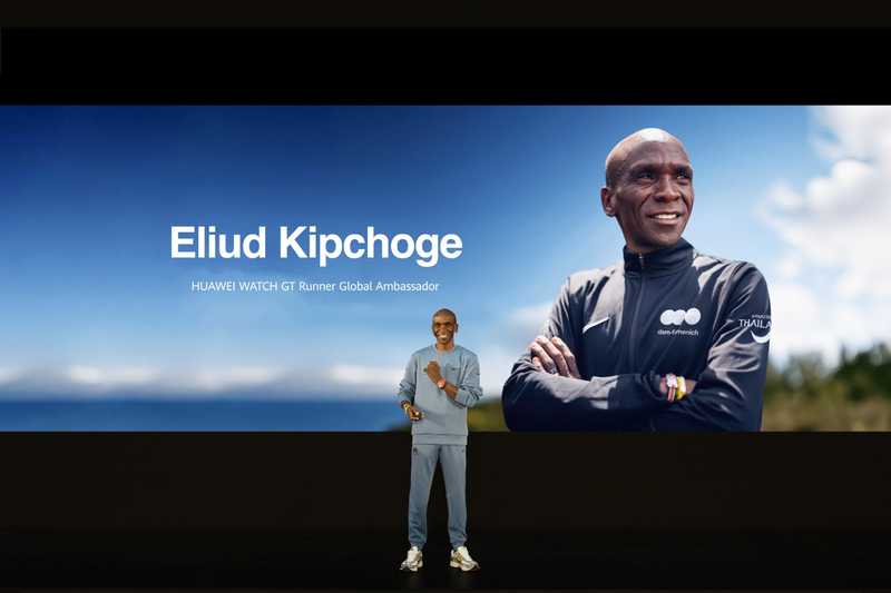 Kipchoge as Huawei ambassador