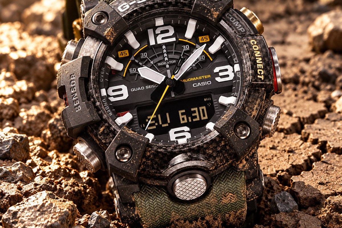 Casio G-Shock Mudman GDG-B100: MIP Screen and Fitness Tracking, But No More Tough Solar