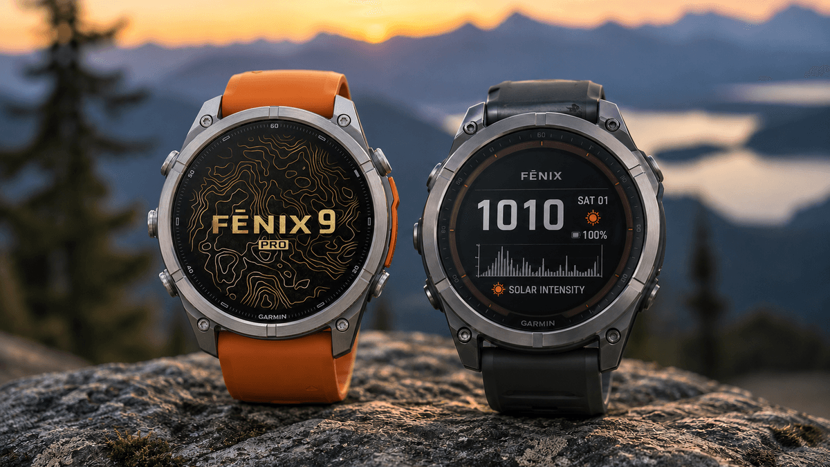 The Fenix 9 Pro Solar Is 14.5% Thicker Than the AMOLED. Orders Open Tomorrow.